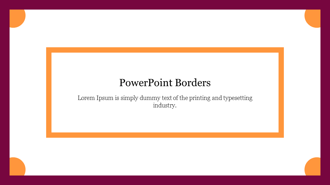 PowerPoint Borders Free